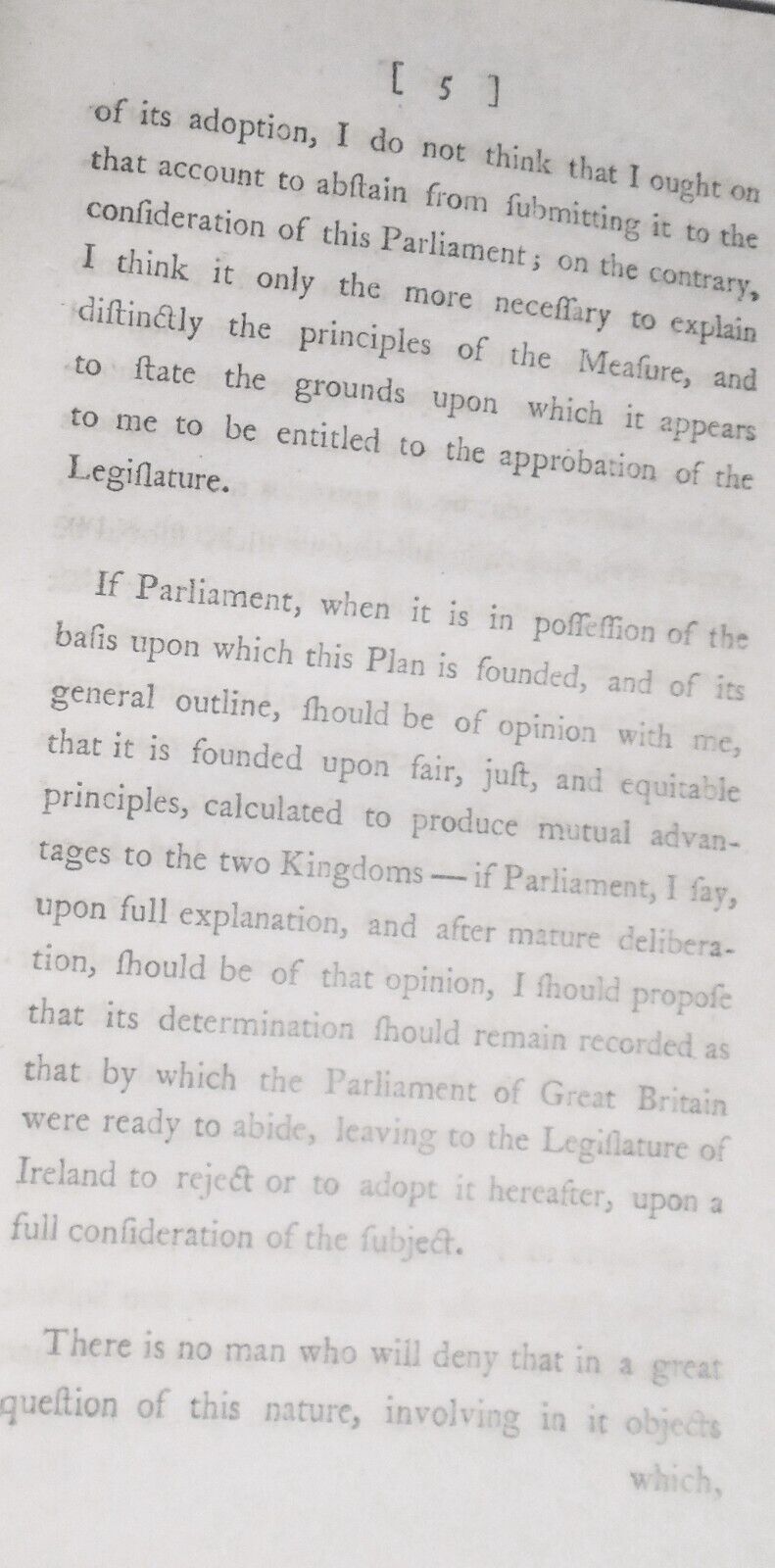 Speech of the Right Hon. William Pitt, in the House of Commons, January 31, 1799