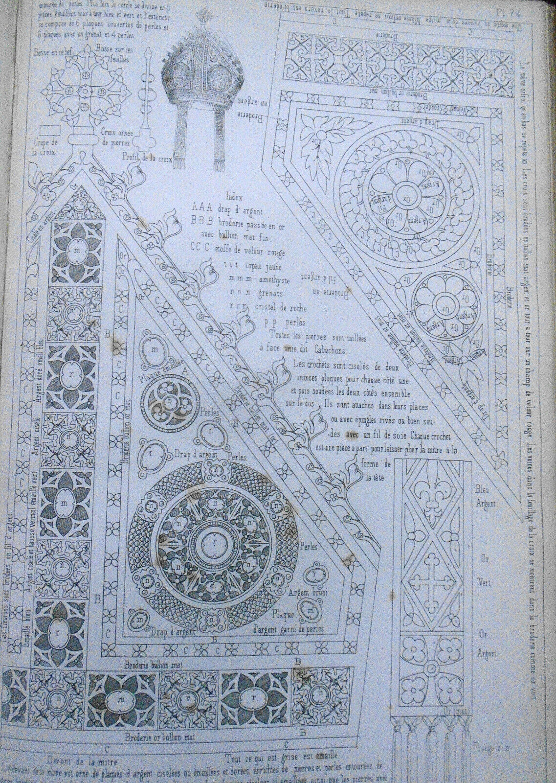 1852 Orfèvrerie et ouvrages en métal du moyen-age, by T. H. King First edition