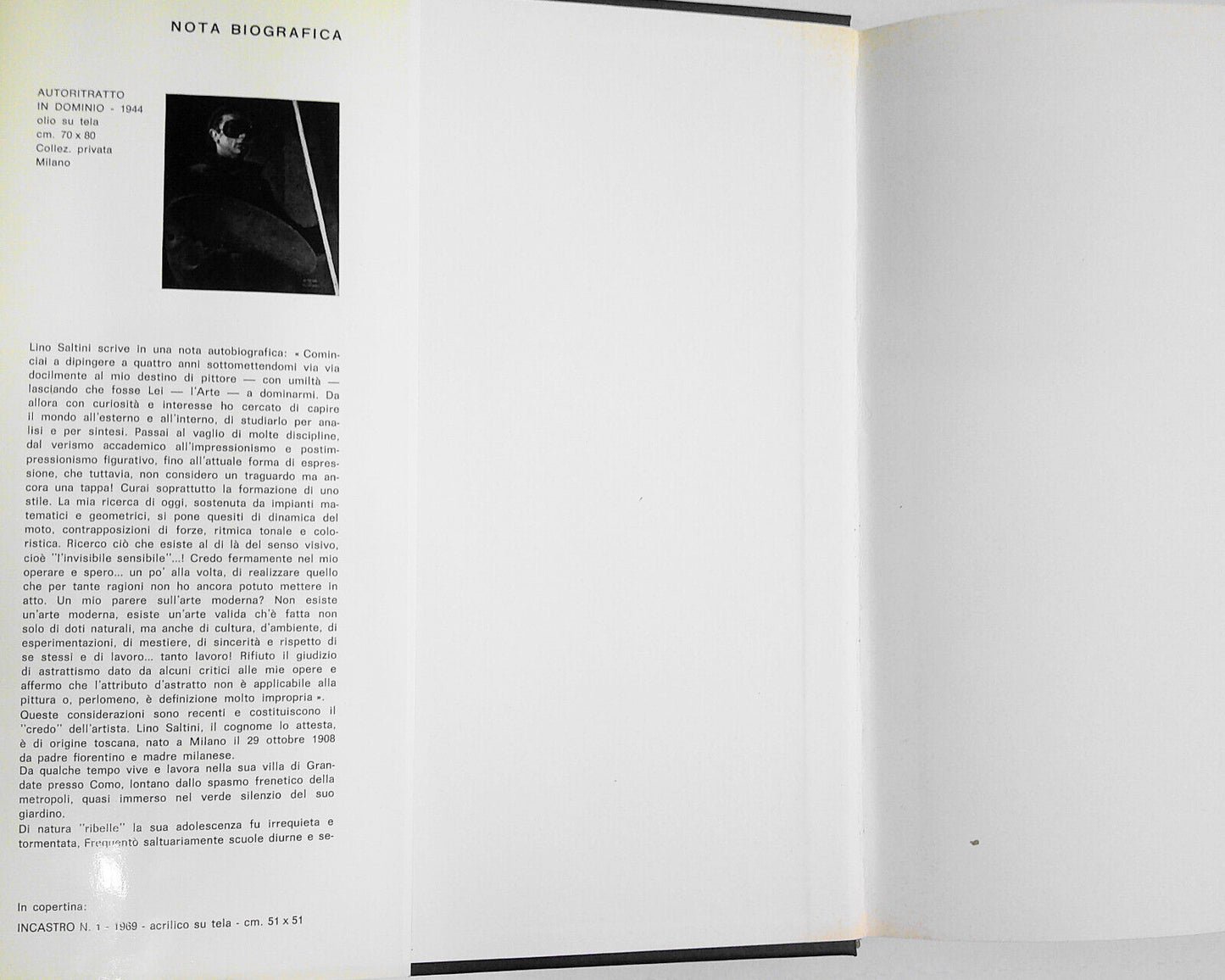 Lino Saltini - Edizioni P. Petrus, Milano, 1970, Fine in slipcase.