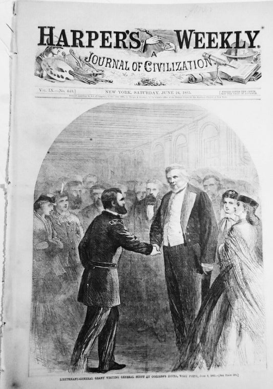 Harper's Weekly June 24, 1865 Original Complete issue - Civil War; Union Victory