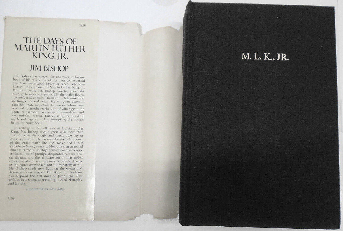 The Days Of Martin Luther King, Jr., by Jim Bishop. First Edition Hardcover/DJ