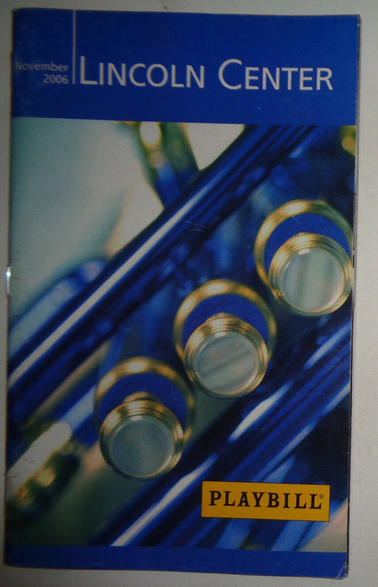 DREAM CONCERT SERIES: DIONNE WARWICK - PLAYBILL - NOV 19, 2006 Lincoln Center NY