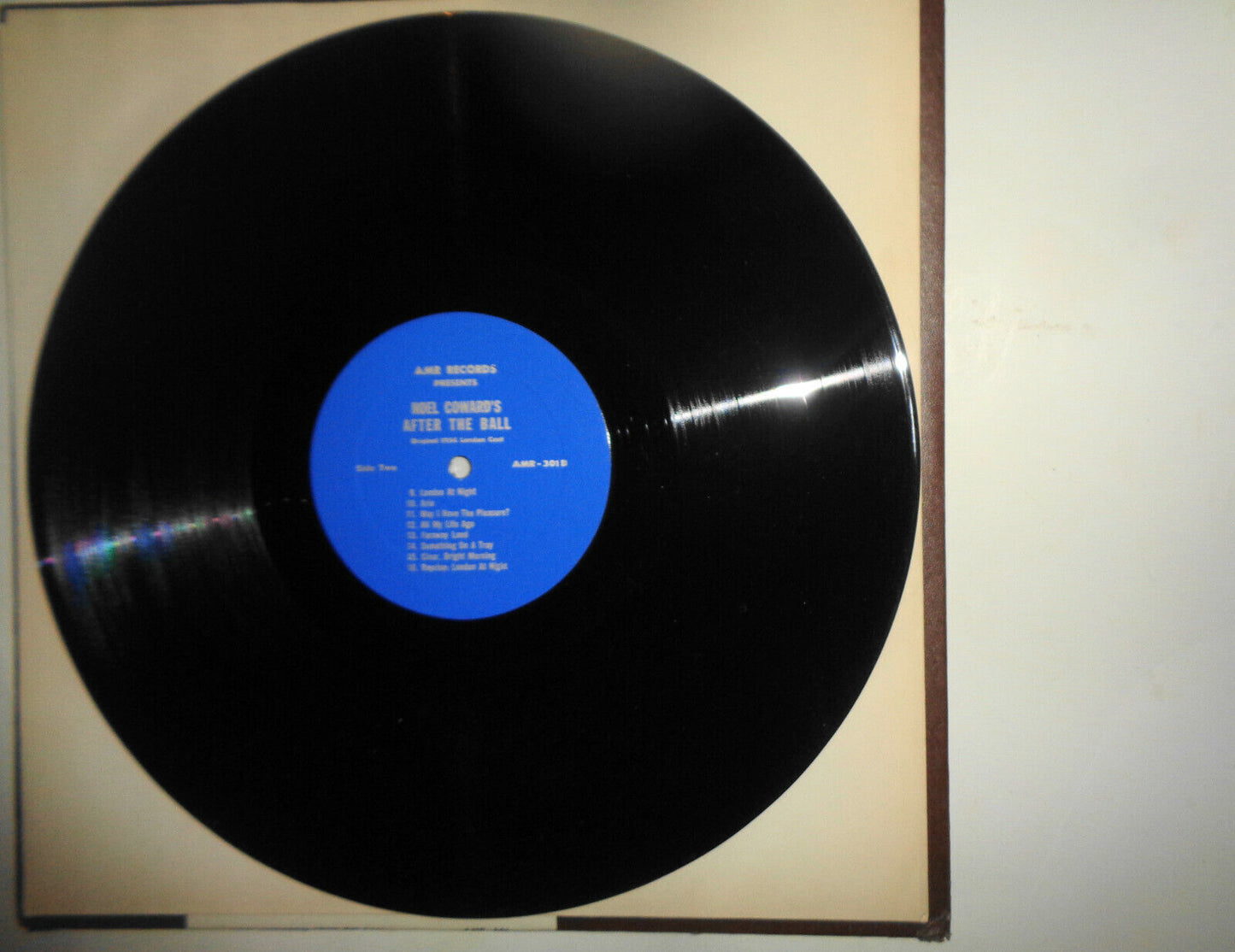 NOEL COWARD'S AFTER THE BALL - LP - SUNG BY ORIGINAL 1954 LONDON CAST