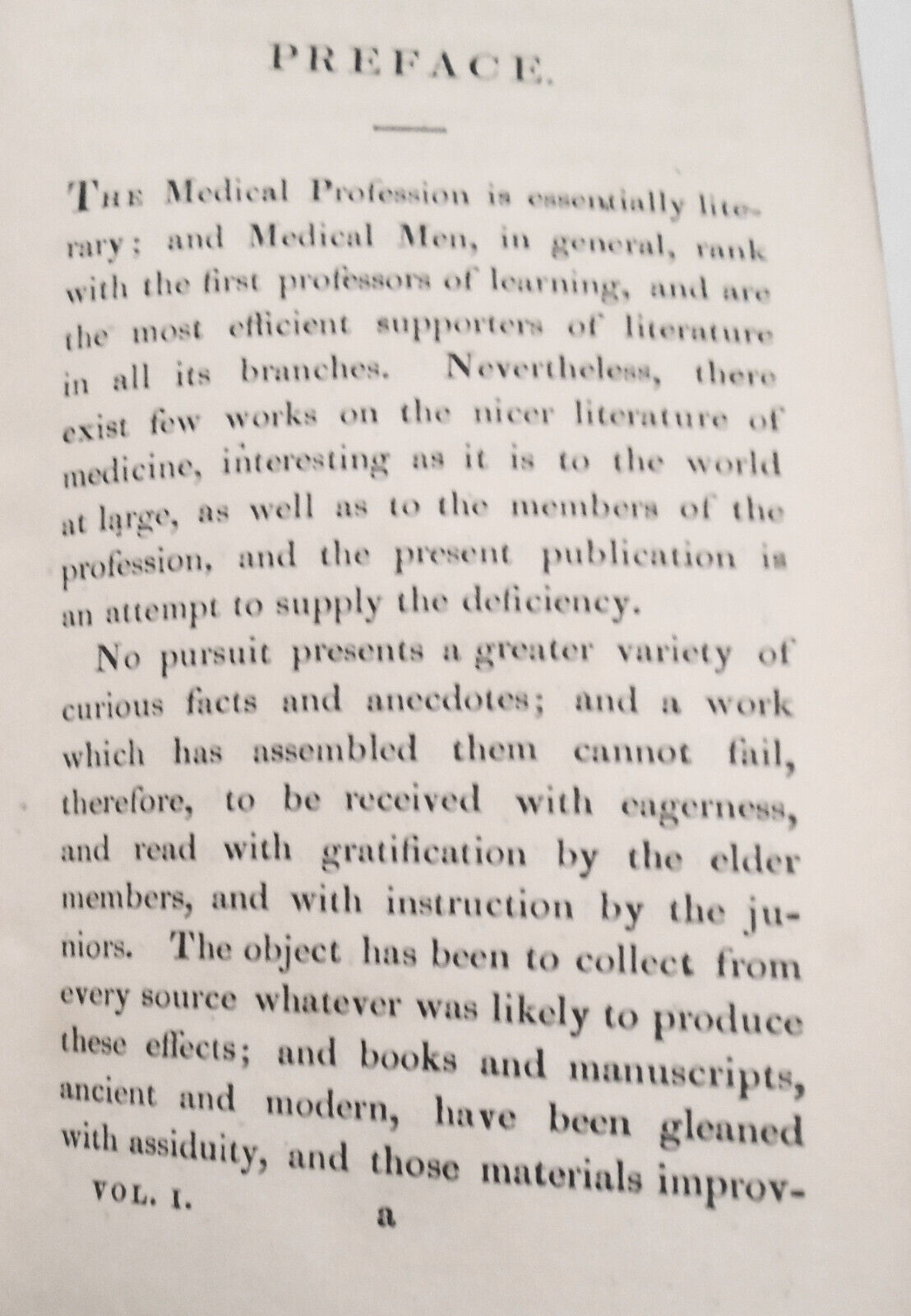 1825 Professional Anecdotes or Ana of Medical Literature 3 Volumes First edition