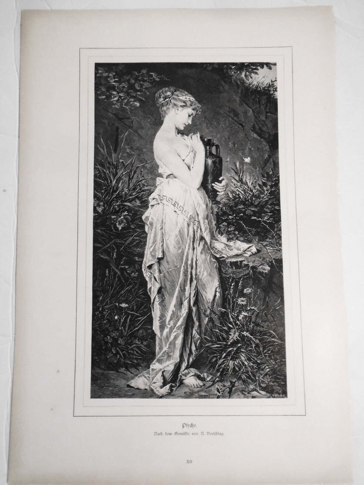 Psyche, by  R. Beyschlag -- 1882