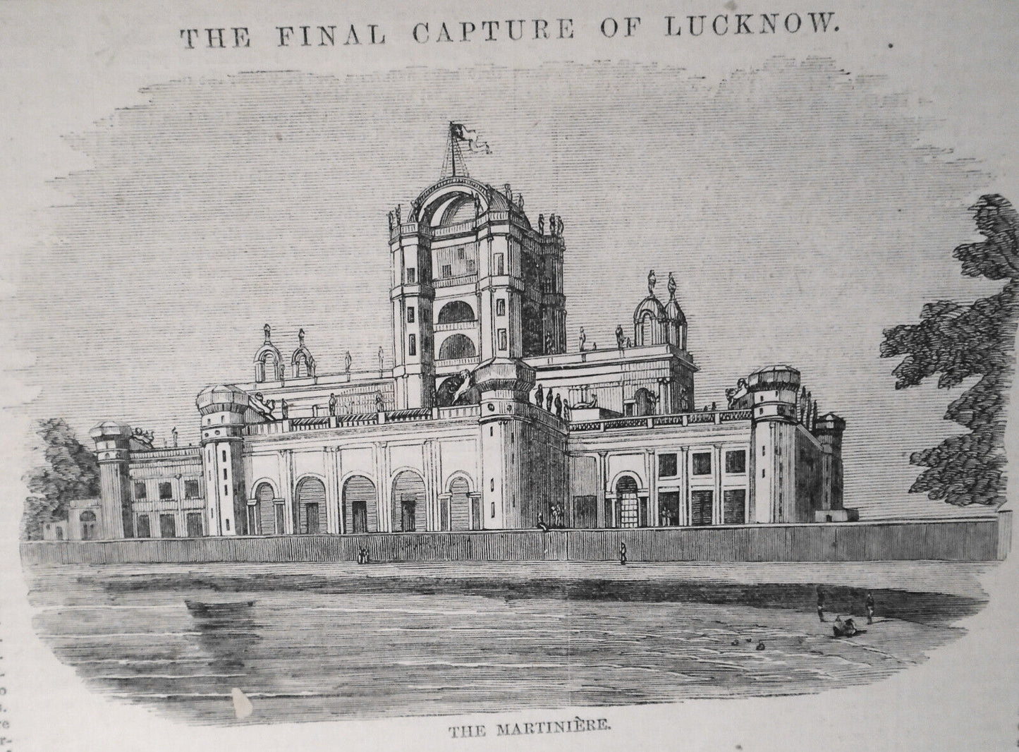 The Final Capture Of Lucknow - Harper's Weekly, May 8, 1858 - Story & 3 Prints