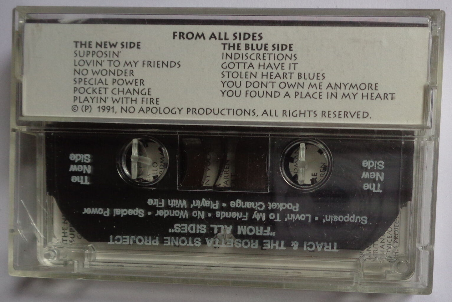 Traci and The Rosetta Stone Project - FROM ALL SIDES - Cassette - 1991