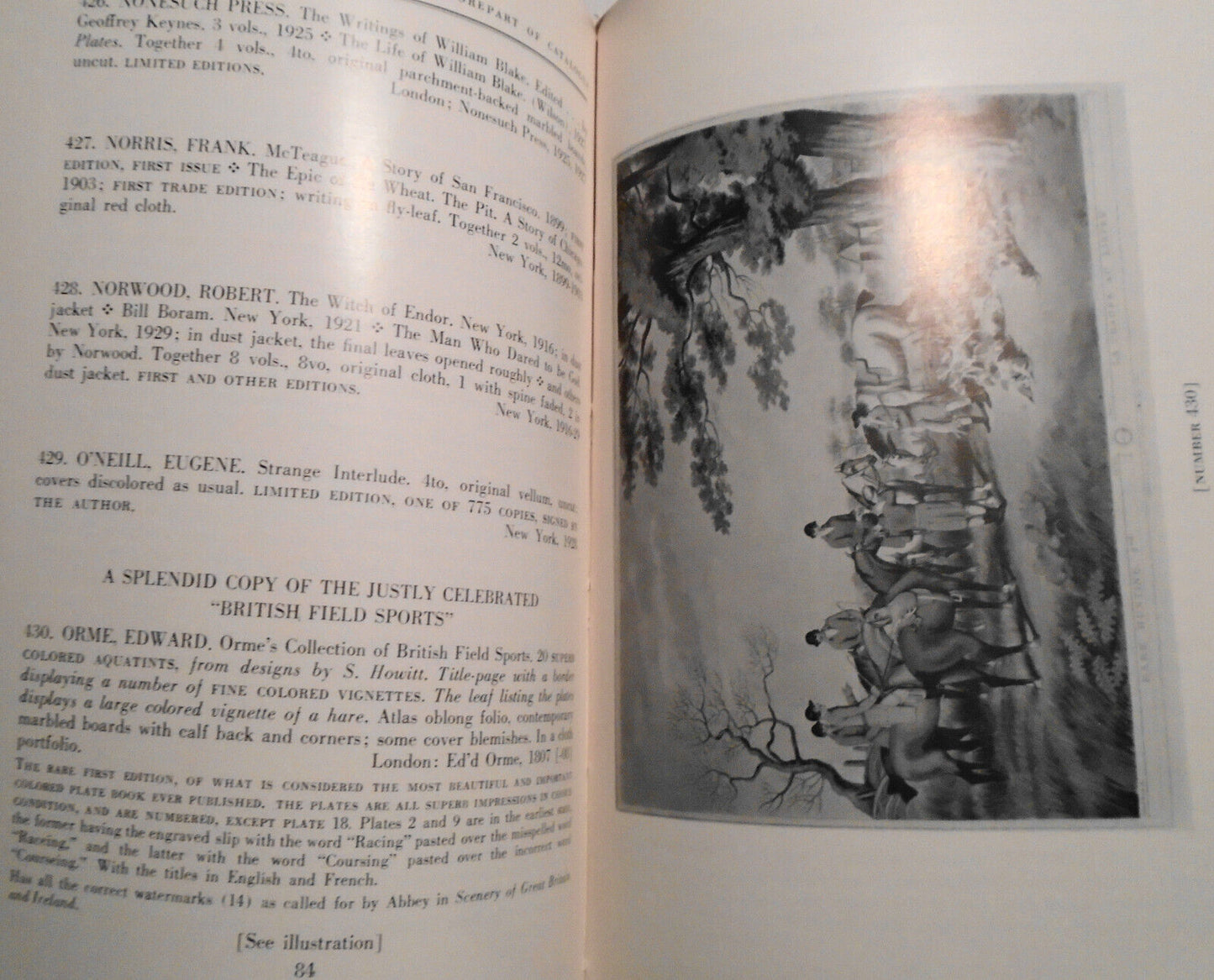 Distinguished Books Manuscripts Prints of Charles Auchincloss. 1961 Parke-Bernet