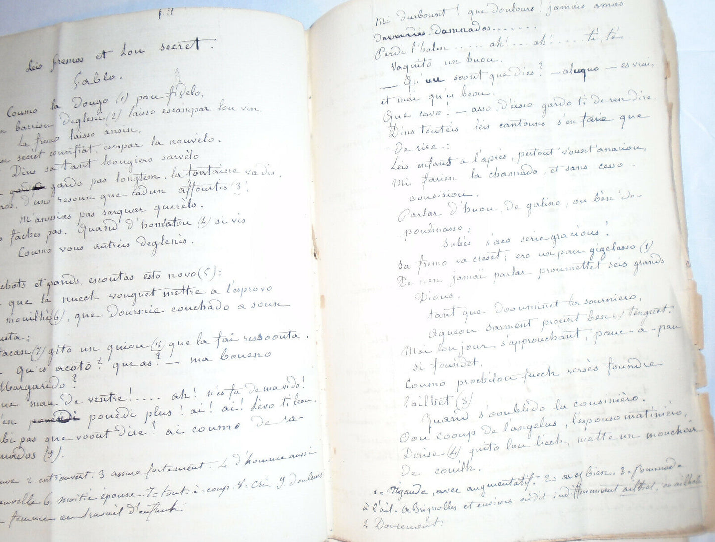 Poesies provencales par M. Joseph-Jacques-Leon d'Astros [Manuscript, ca 1840]