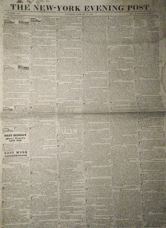 The New-York Evening Post, January 18, 1825