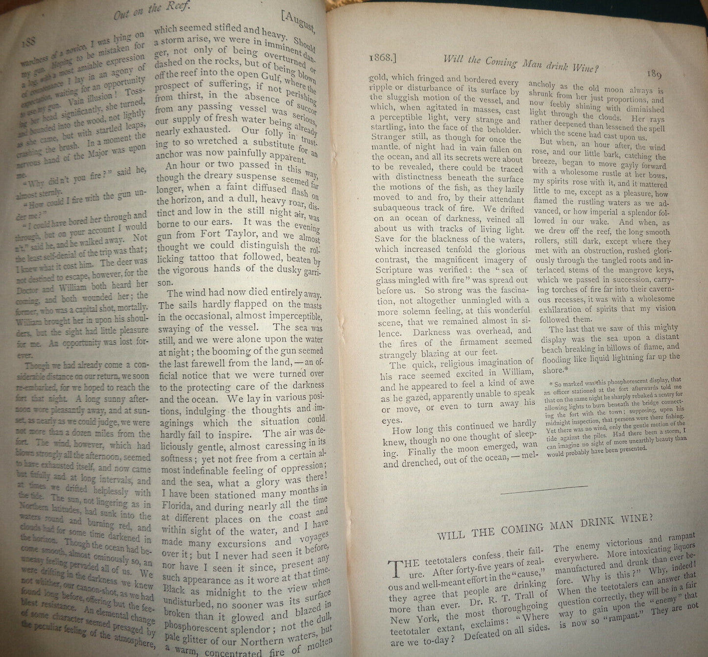 1868 Atlantic Monthly Volume 22 - Notre Dame, Hudson River, Hawthorne, the poor