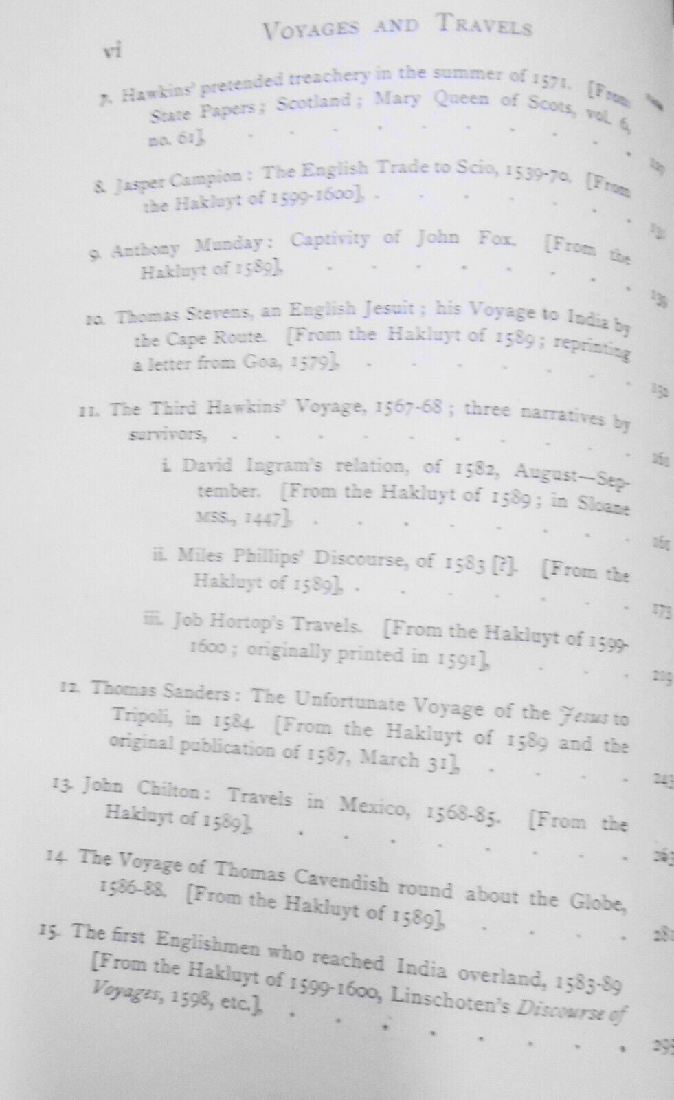 Beazley: An English garner: Voyages & travels... 16th & 17th century - 2 V. 1903