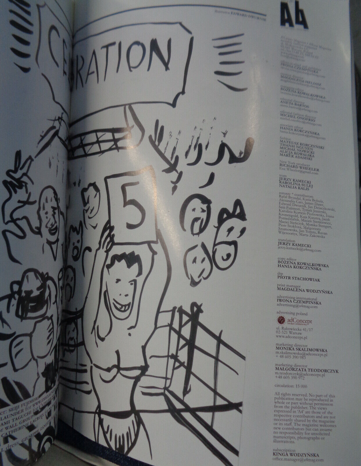 A'CZTERY (A'FOUR ) Magazine No. 64, 2009 - Celebration - Ann Catherine Lacroix