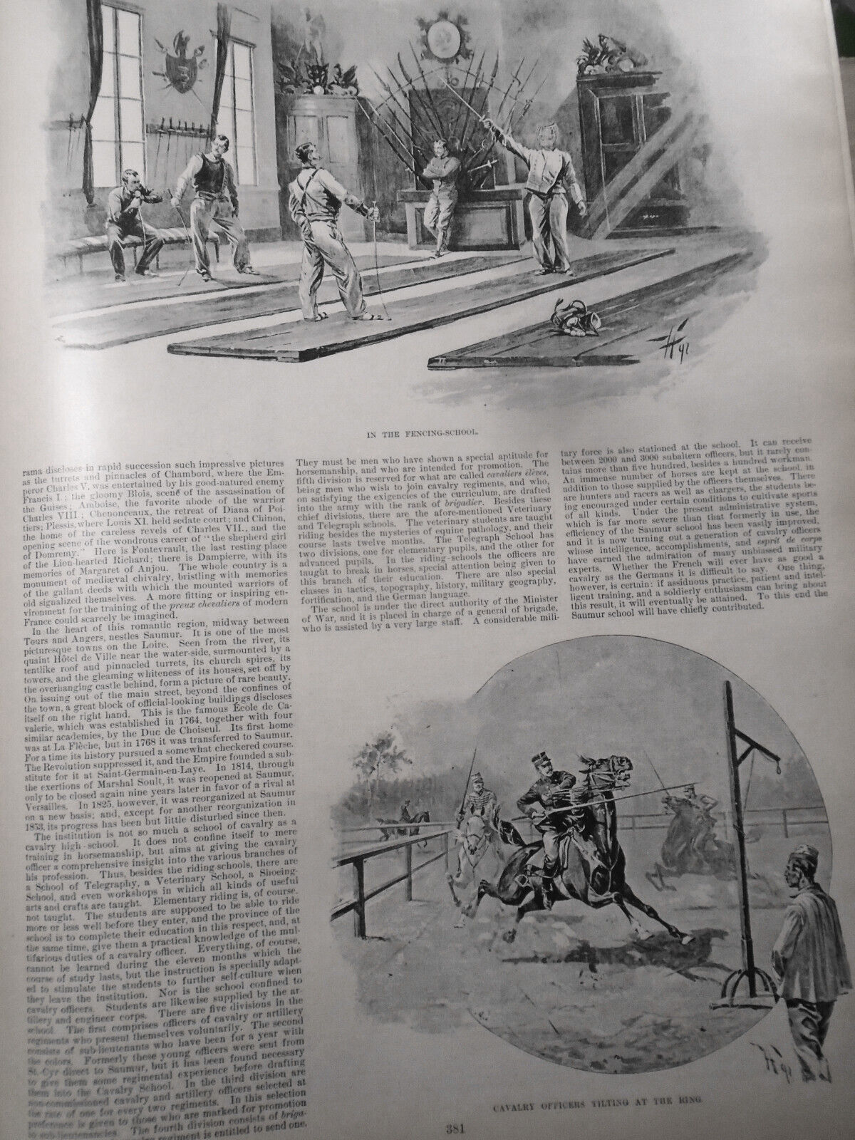 Harper's Weekly April 22, 1893 - Naval maneuvers; Circus; French cavalry;Artists