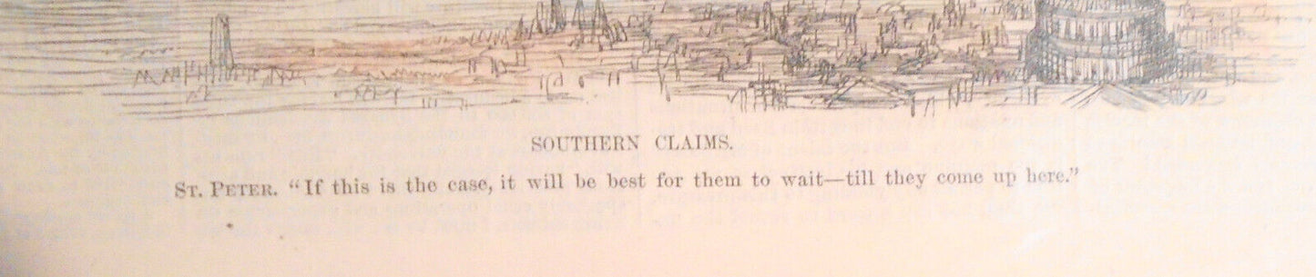 Southern Claims by Thomas Nast - Harper's Weekly February 15, 1879. Hand-colored