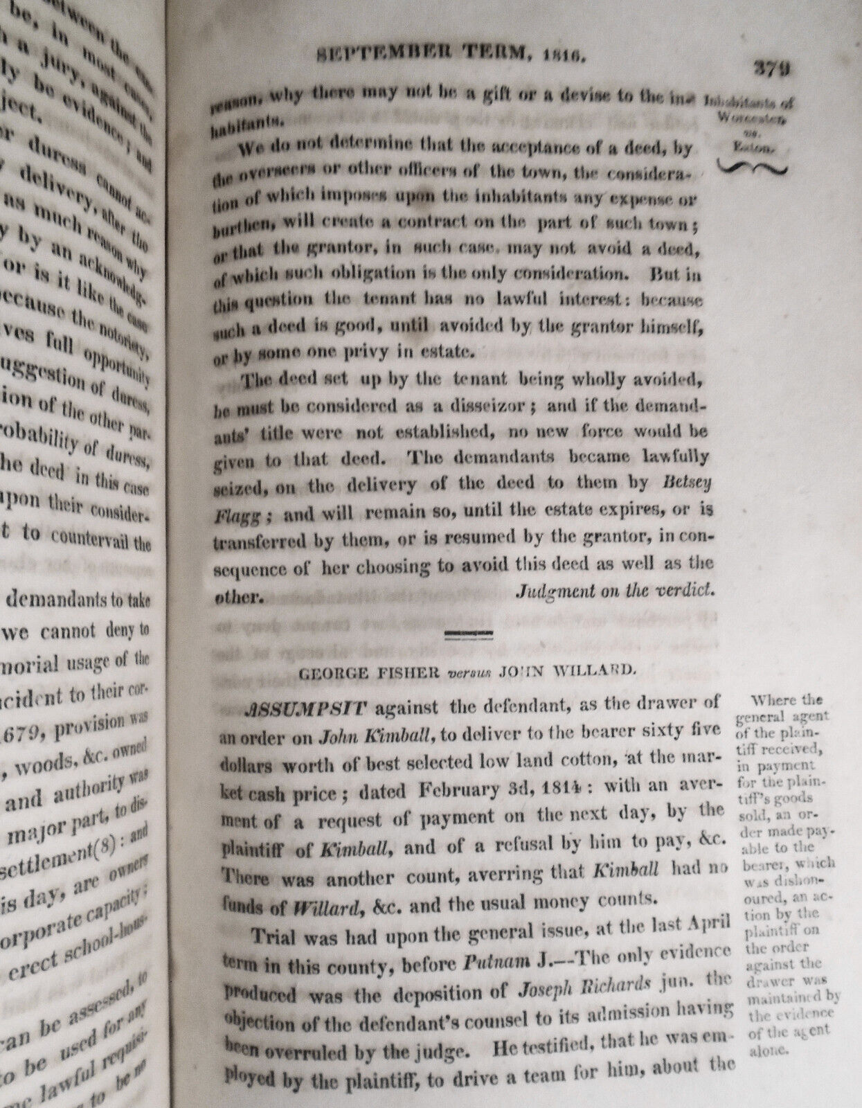 1817 Reports of Cases ...in Supreme Judicial Court of Massachusetts, Vol. XIII