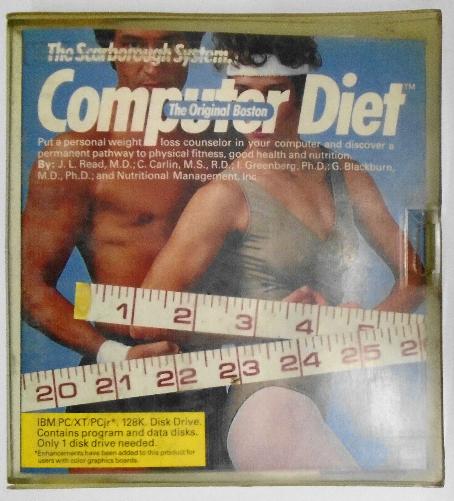 Original Boston Computer Diet Software IBM PC/XT/PCJr -Scarborough System SIGNED