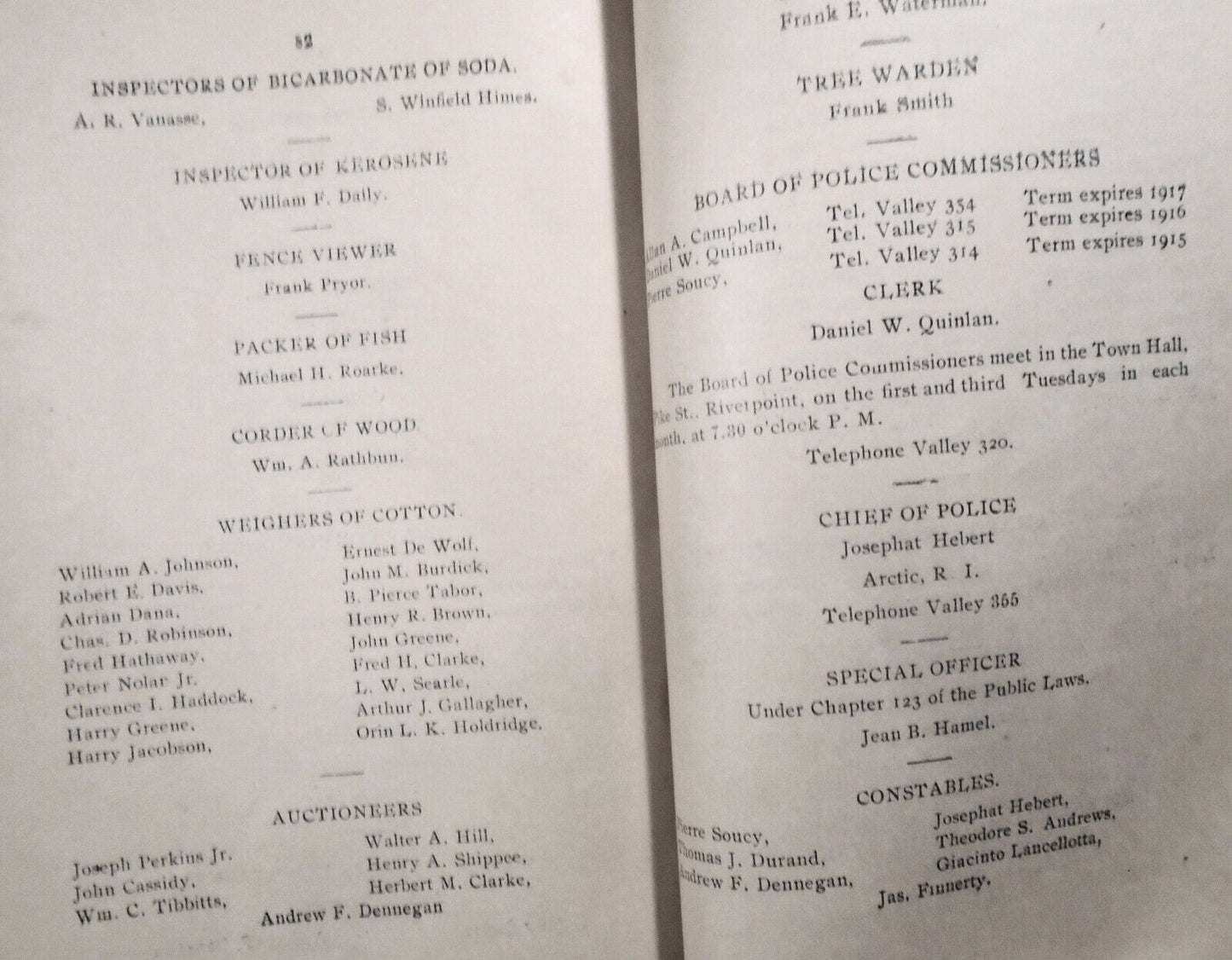 1914 West Warwick town tax as assessed and apportioned on the inhabitants...