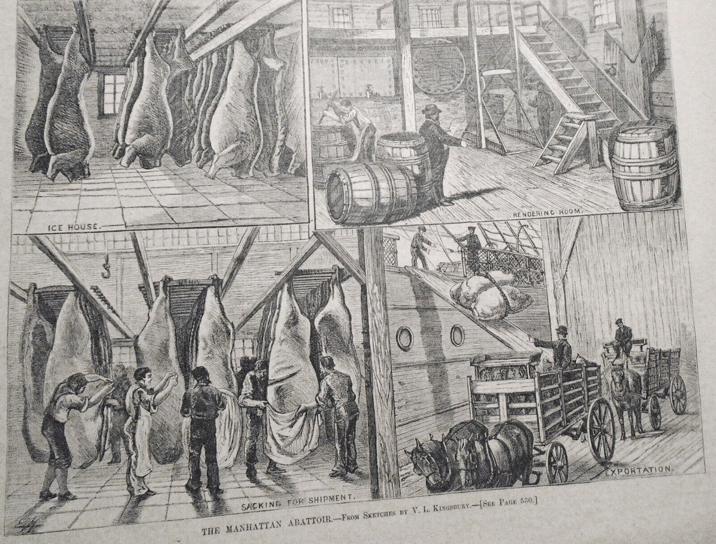 Harper's Weekly July 7, 1877 - Manhattan Abattoir; Foully Murdered; Russia Turk