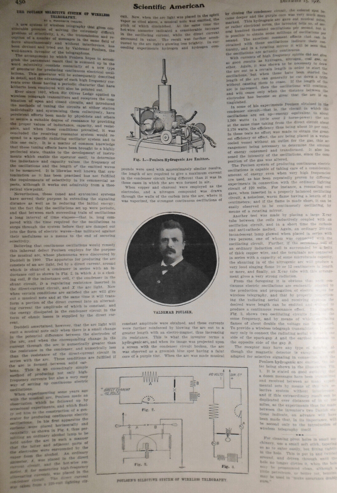 Scientific American December 15, 1906 - First Successful Aeroplane (Wright), etc
