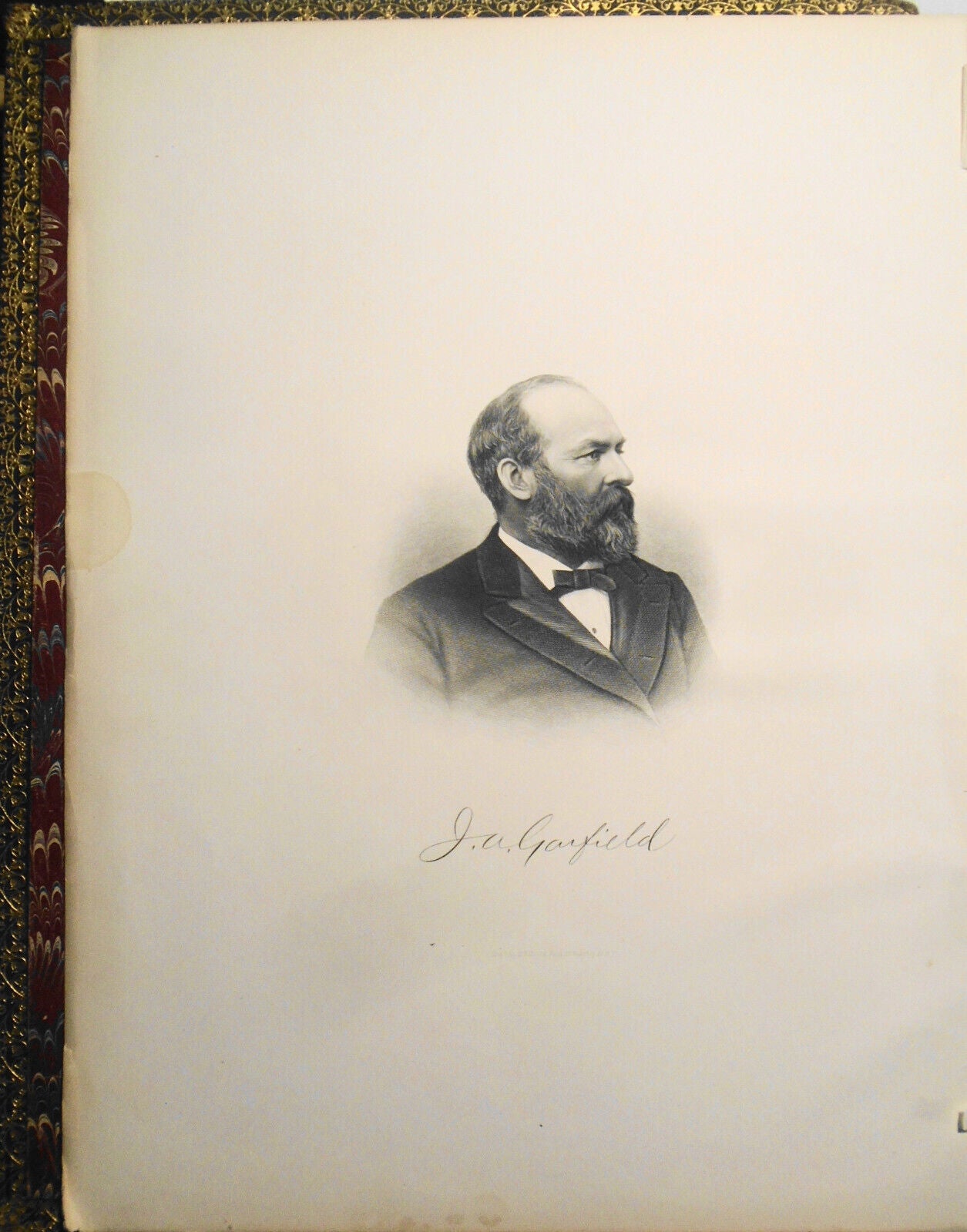 1882 President James A Garfield's Memorial Journal by Clara F Deihm. 1st edition