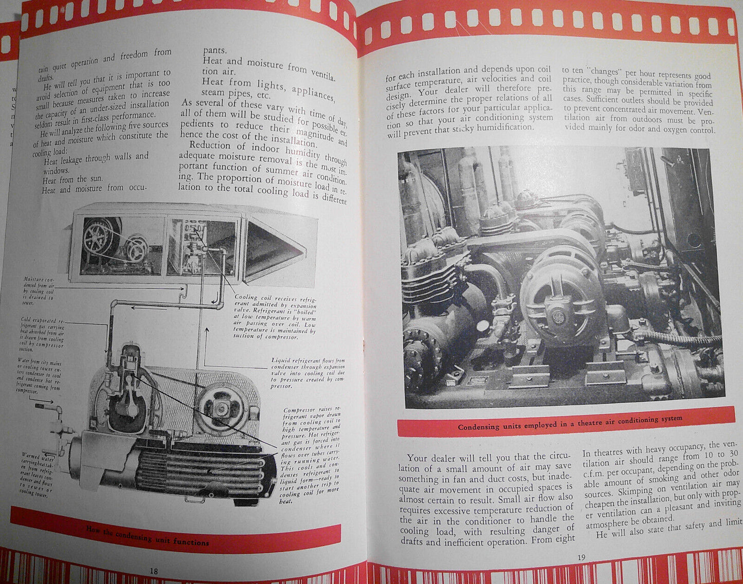 The Sound Track, Vol. 3, No. 6, 1944 - by RKO Motiograph. Air Conditioning issue