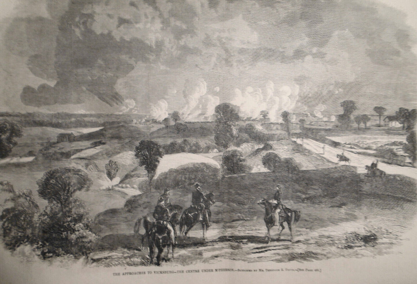 Harper's Weekly June 27, 1863 - Civil War reports / Map of Theatre of Operations
