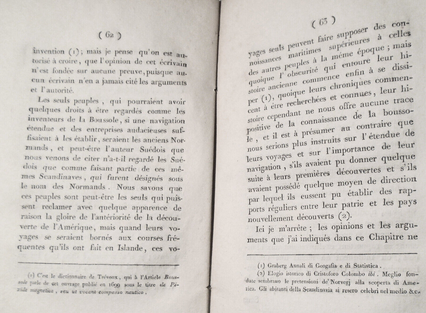 1808 [Compasses] De l'Invention de la boussole nautique, by Flaminius Venanson.