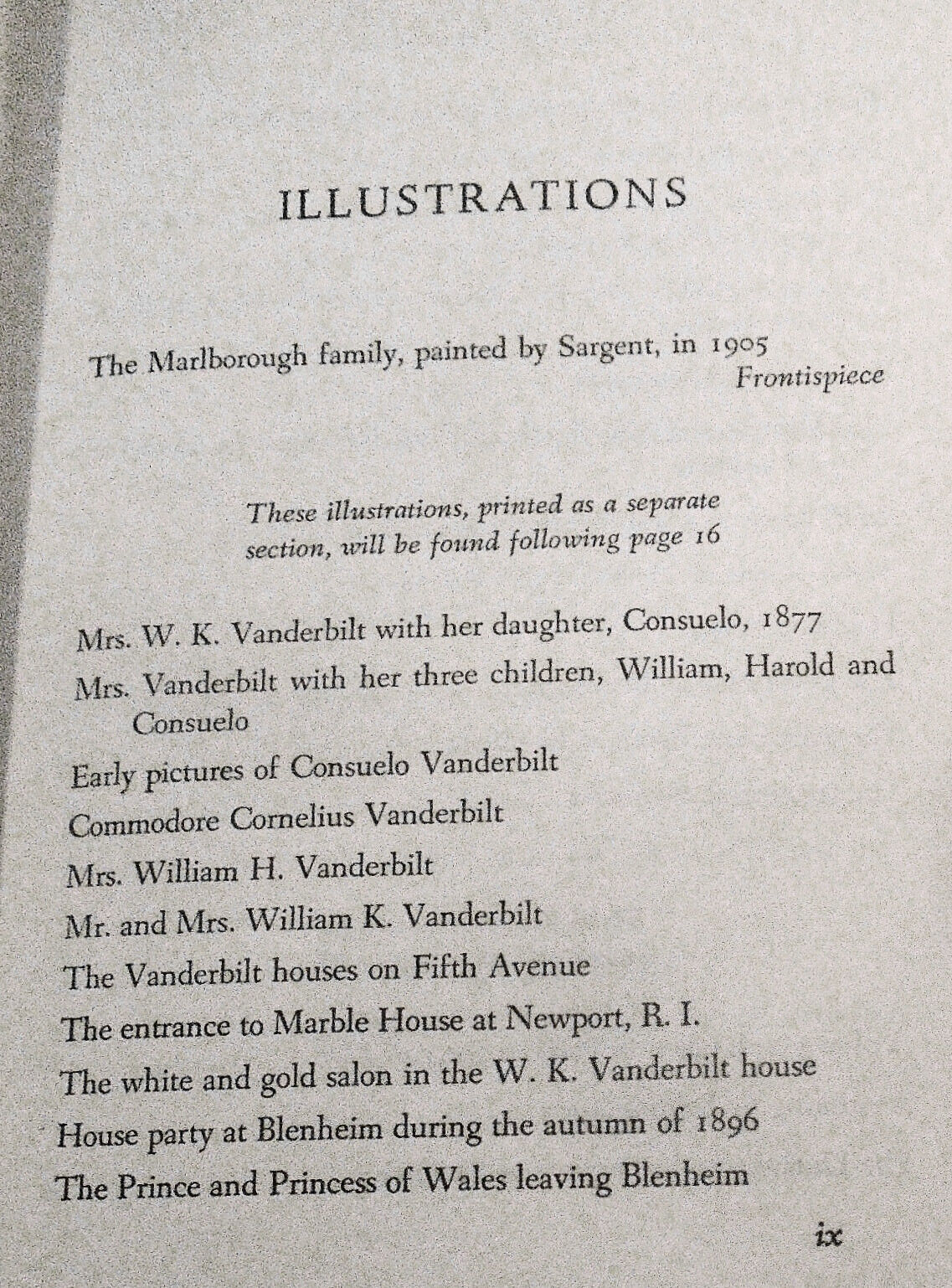 Consuelo Vanderbilt Balsan : The Glitter and the Gold. First edition 1952. HC/DJ