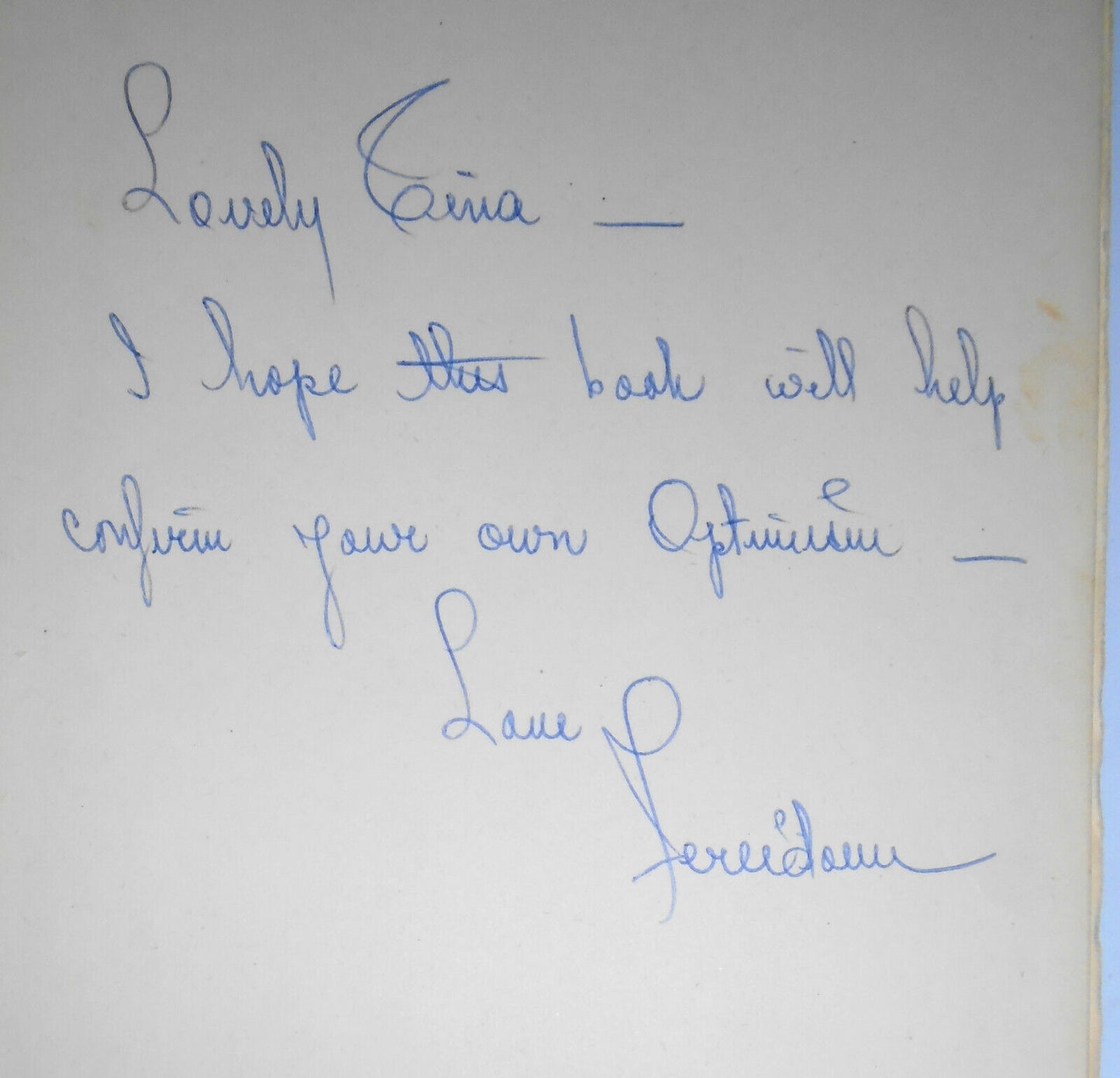 Optimism One : the emerging radicalism, F. M. Esfandiary SIGNED 1st Edition 1970