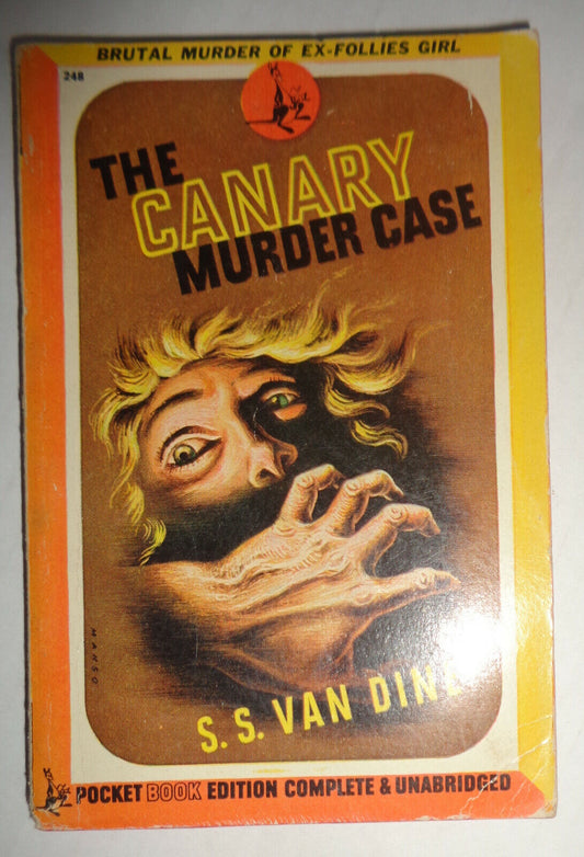 The Canary Murder Case by S.S. Van Dine. 1st Pocket Books printing 1943