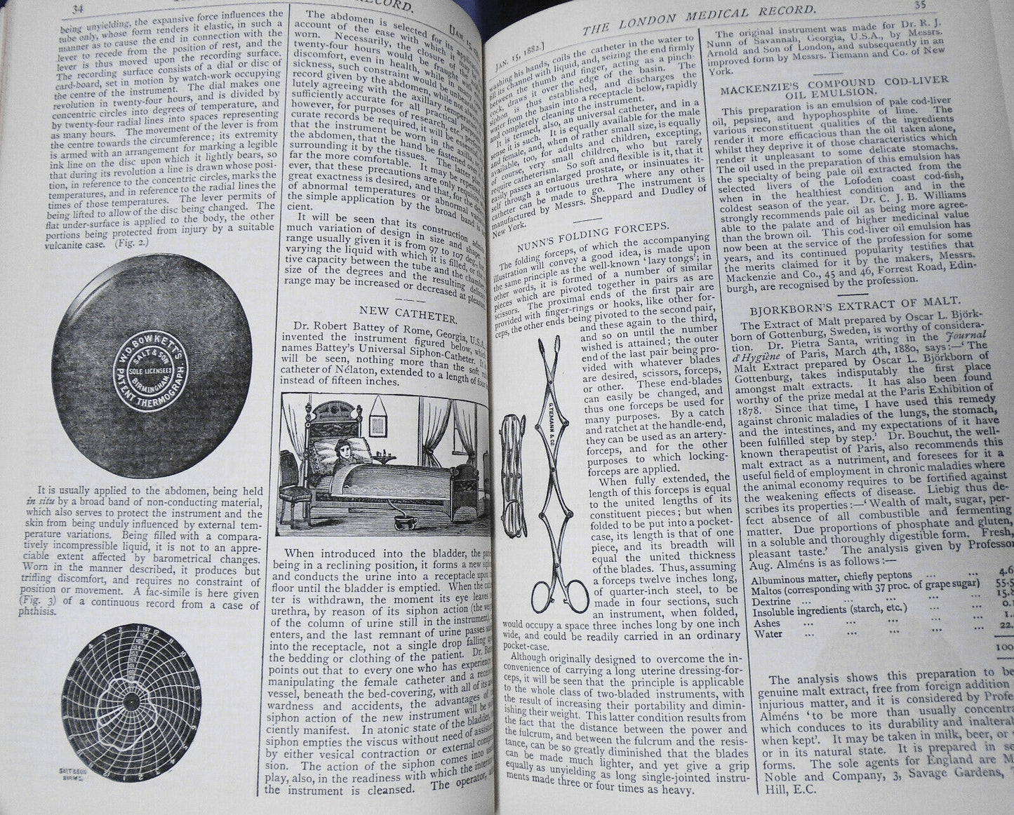 The London Medical Record, Volume X, 1882