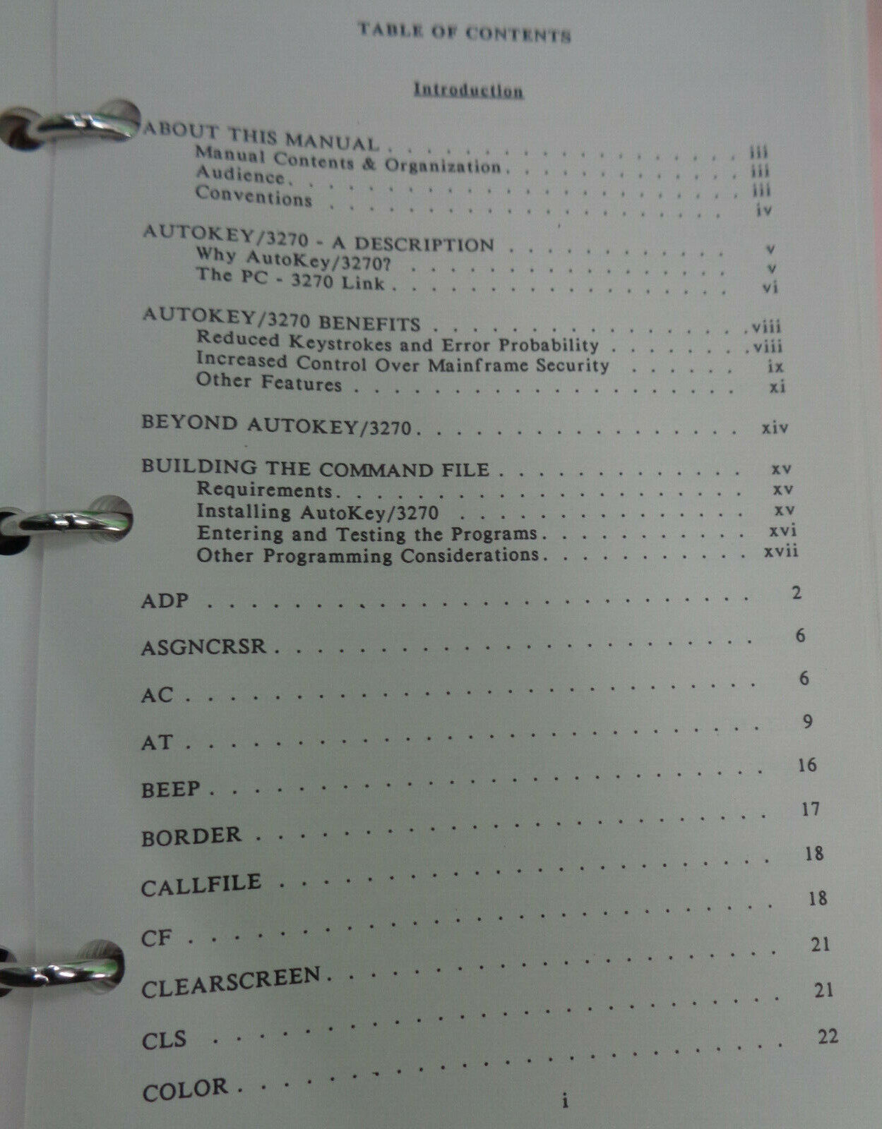 AUTOKEY/3270 by CDI Systems, [Simplifies PC to mainframe communications] 1986