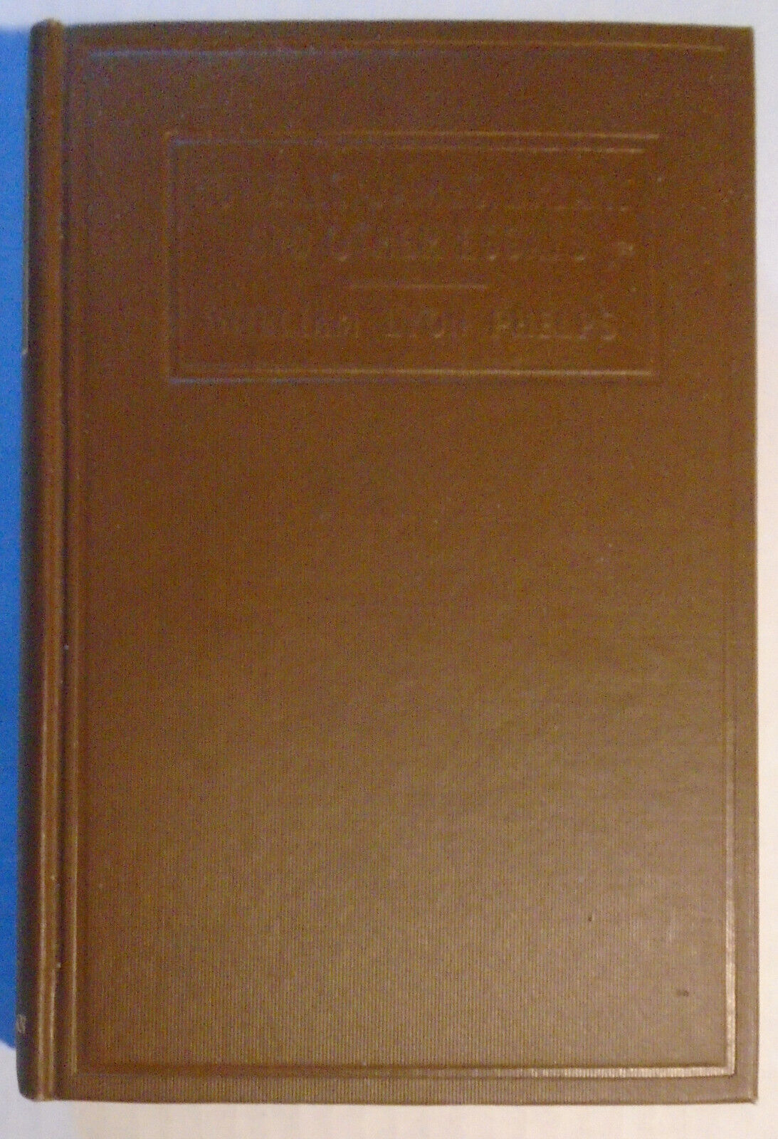 Howells, James, Bryant and other essays by William Lyon Phelps. 1924 1st edition