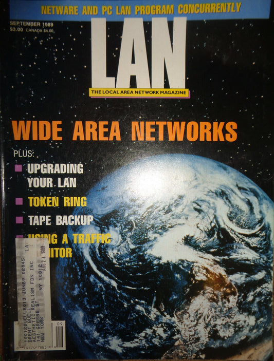 LAN, The Local Area Network Magazine - September 1989