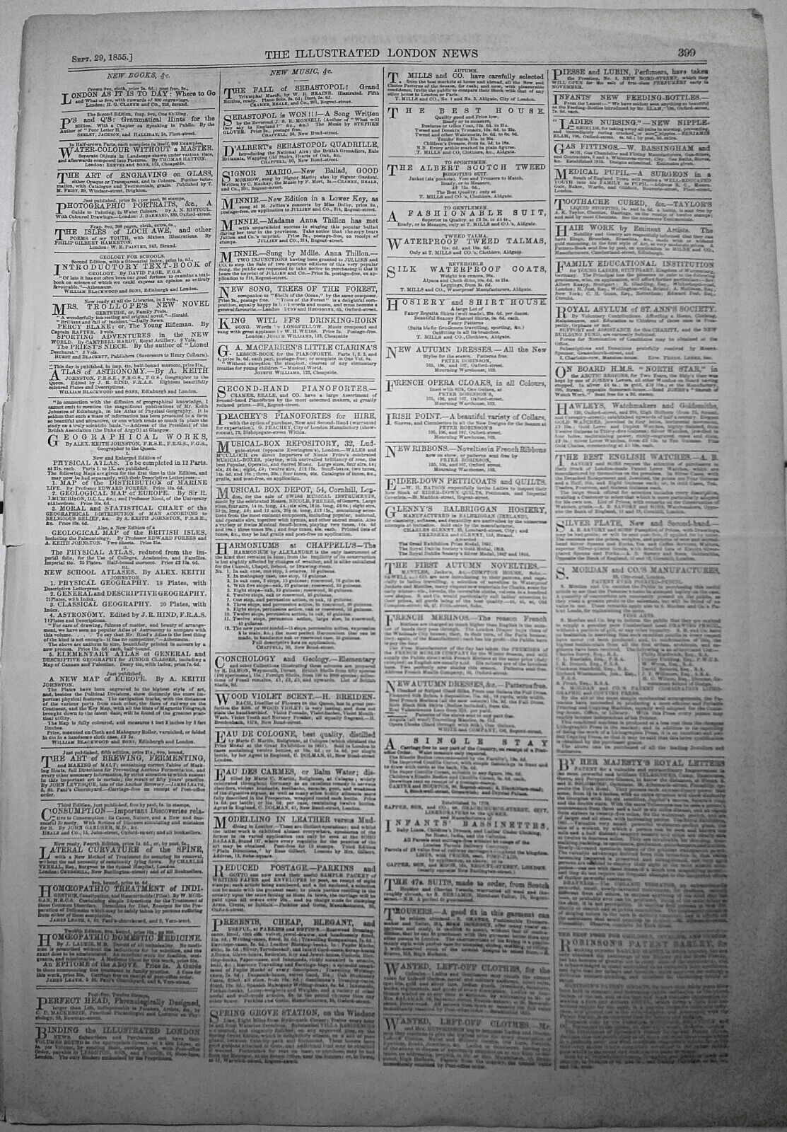 Universal Exhibition Building at Paris - Illustrated London News, Sept. 29, 1855