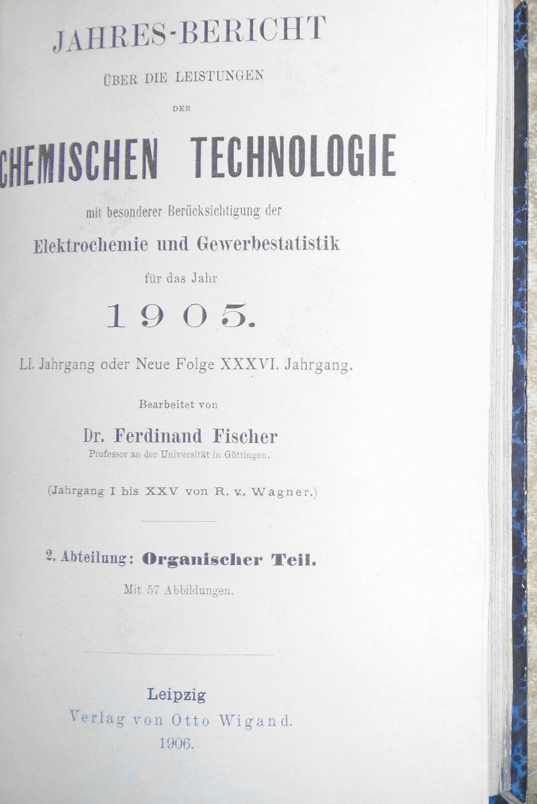 Jahres-bericht Uber Die Leistungen Der Chemischen Technologie fur 1905