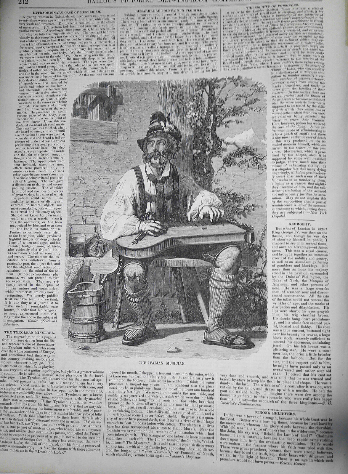 Ballou's Pictorial April 4, 1857 - Sargent's "Arctic Adventure"; Female College