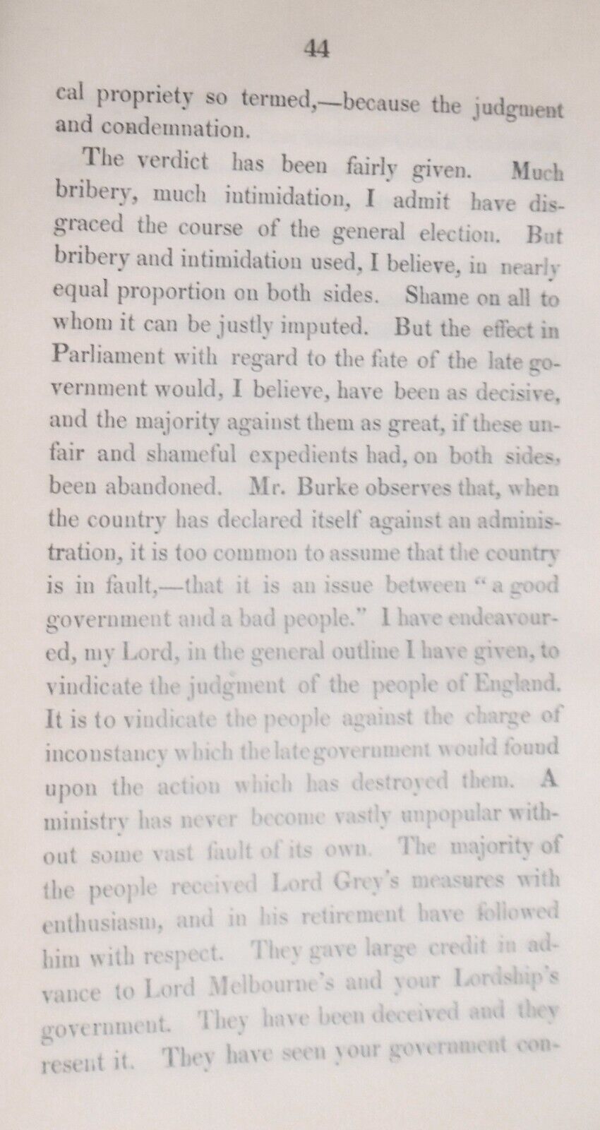 1842 Remarks on conduct of the late Government... in letter to Lord John Russell