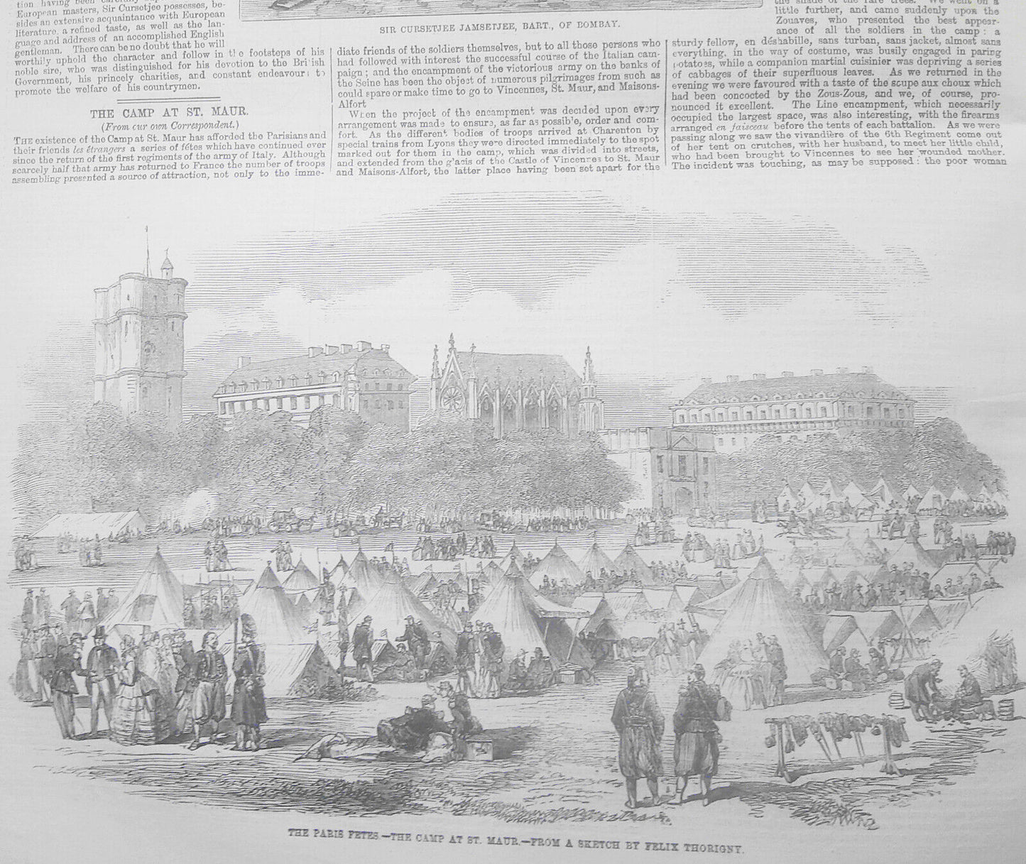 The Illustrated London News, August 20, 1859 - Paris fetes; Great Eastern saloon