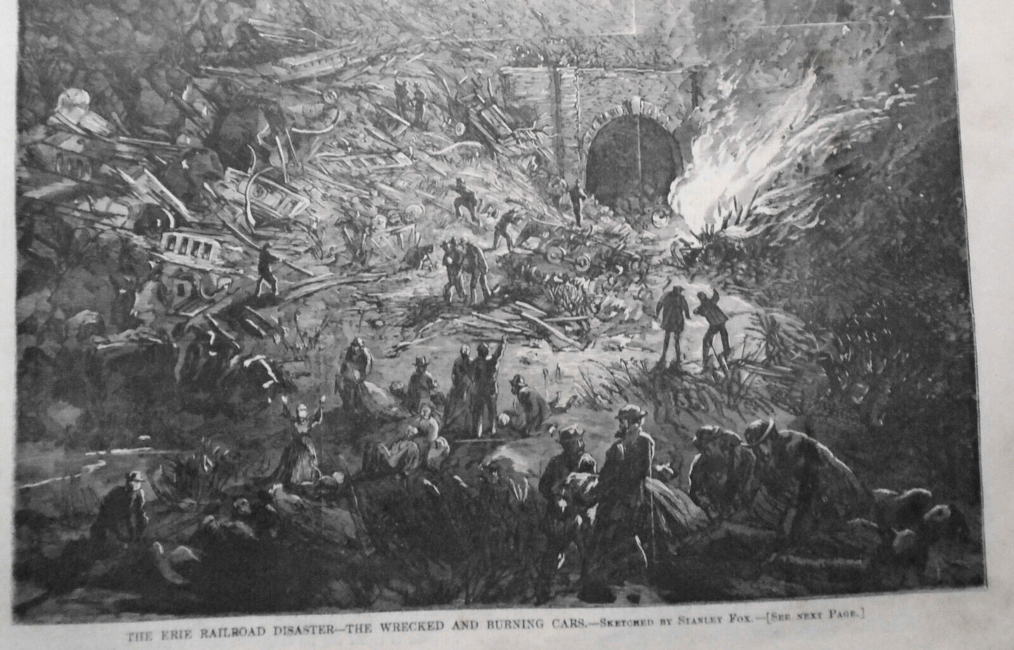 Harper's Weekly May 2, 1868  Sioux Ambush; Erie Railroad Disaster, Japanese Revo