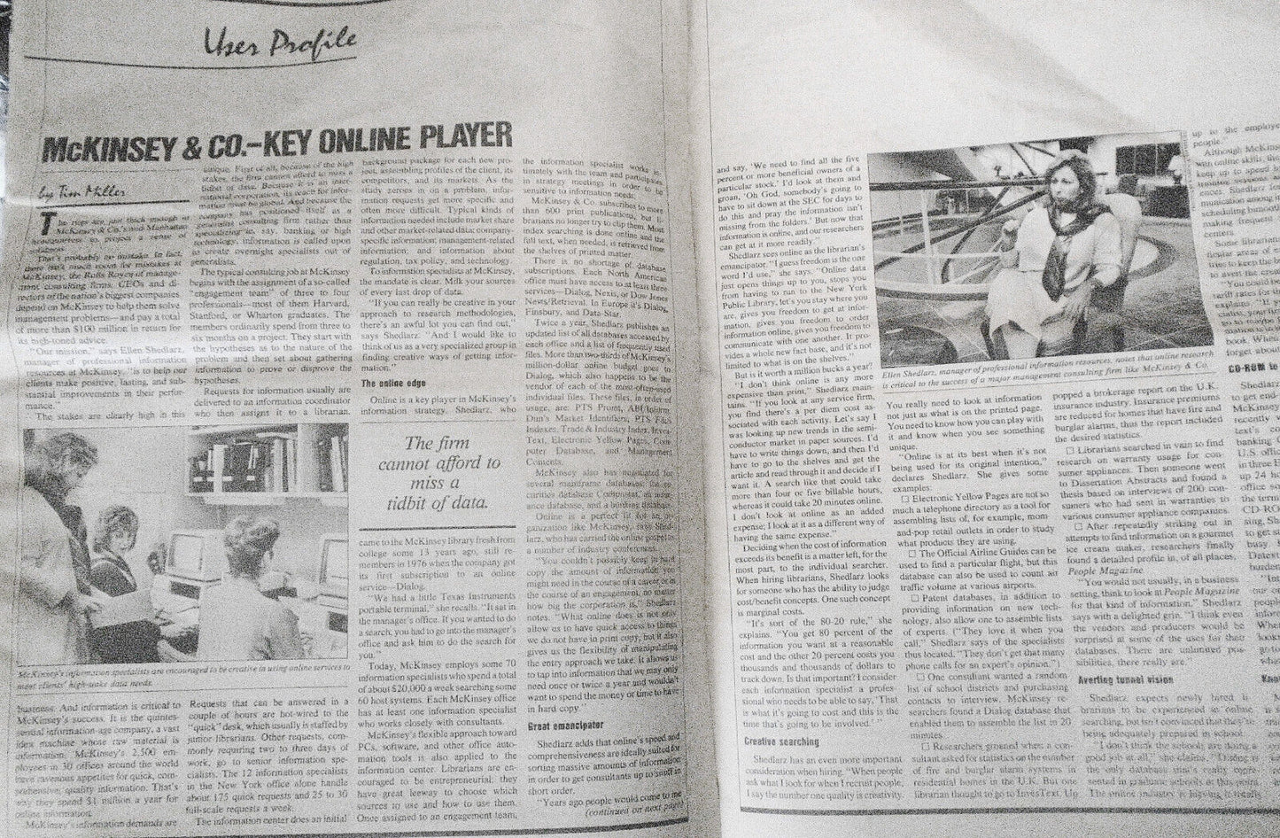Information Today, July/Aug 1987 - for users of Electronic Information services