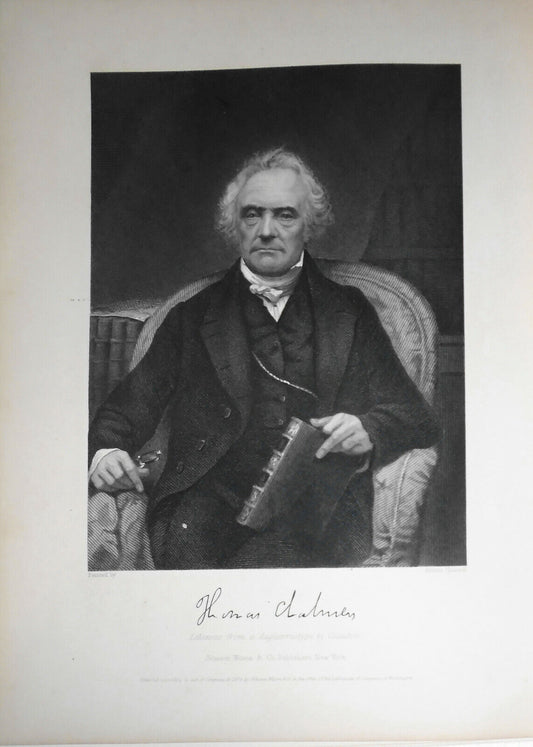 Thomas Chalmers - steel engraving - 1876 - Duyckinck Internationale Gallerie