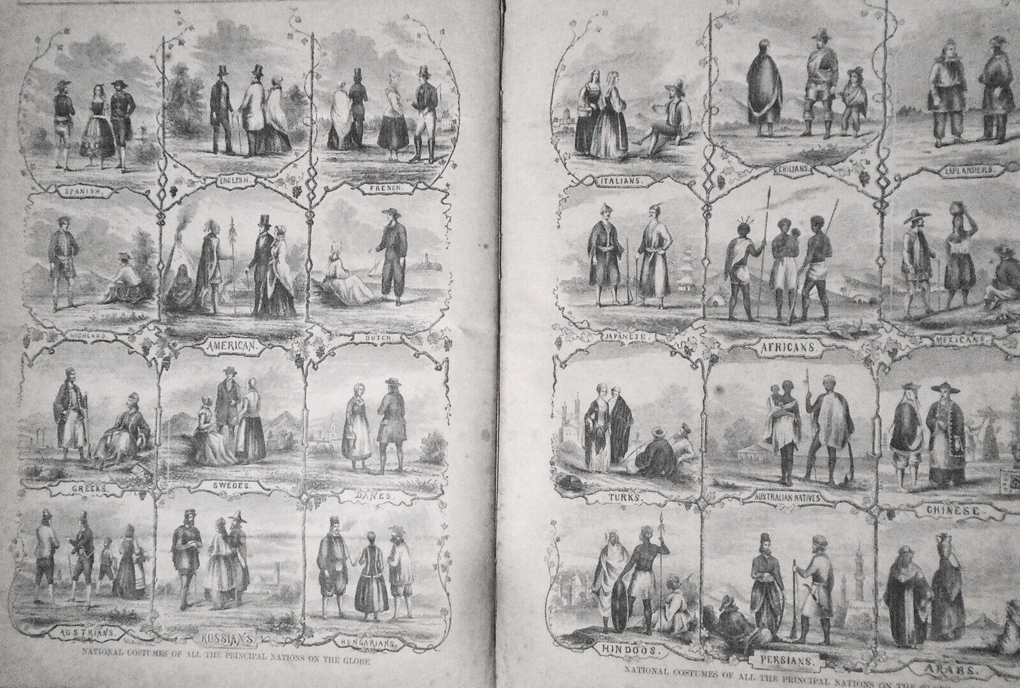 Gleason's Pictorial January 21, 1854 - Benjamin Franklin; National costumes, etc