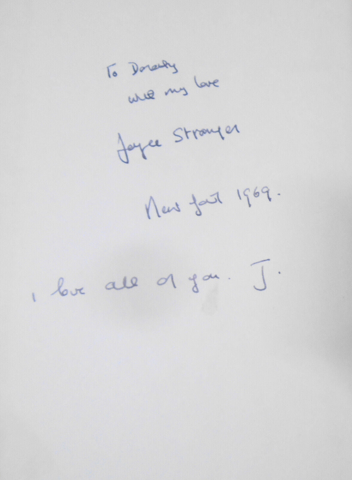 BORN TO TROUBLE, by Joyce Stranger. Signed First Edition, 1969.
