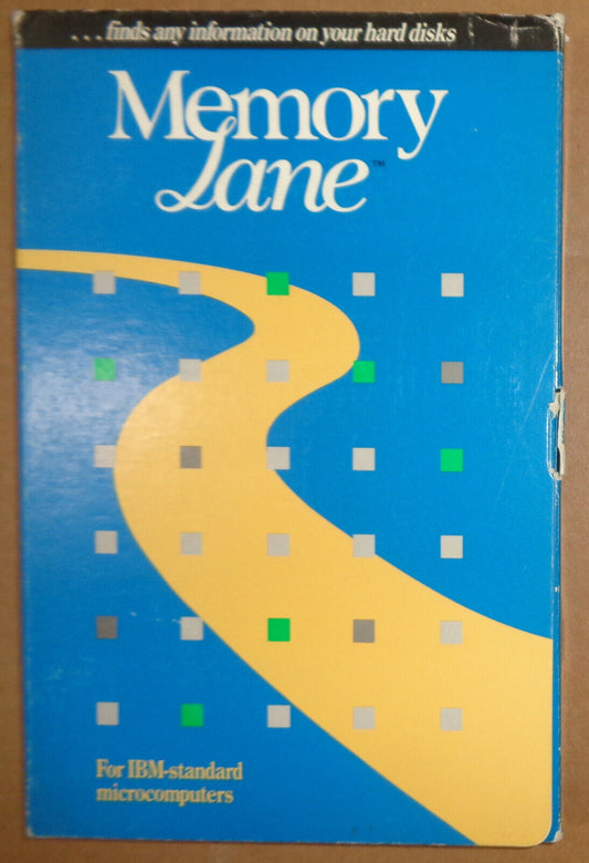 Memory Lane  (find any information on your hard disk), by Group L Corp. 1988