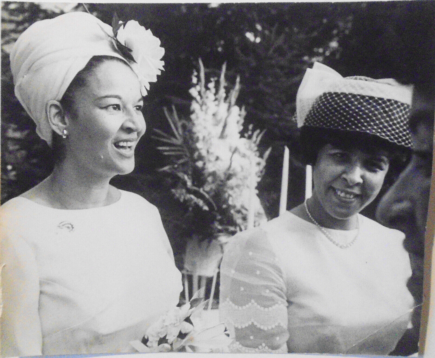 1960s Linda Page hats: 8 original photos. Designs by Coretta Scott King milliner