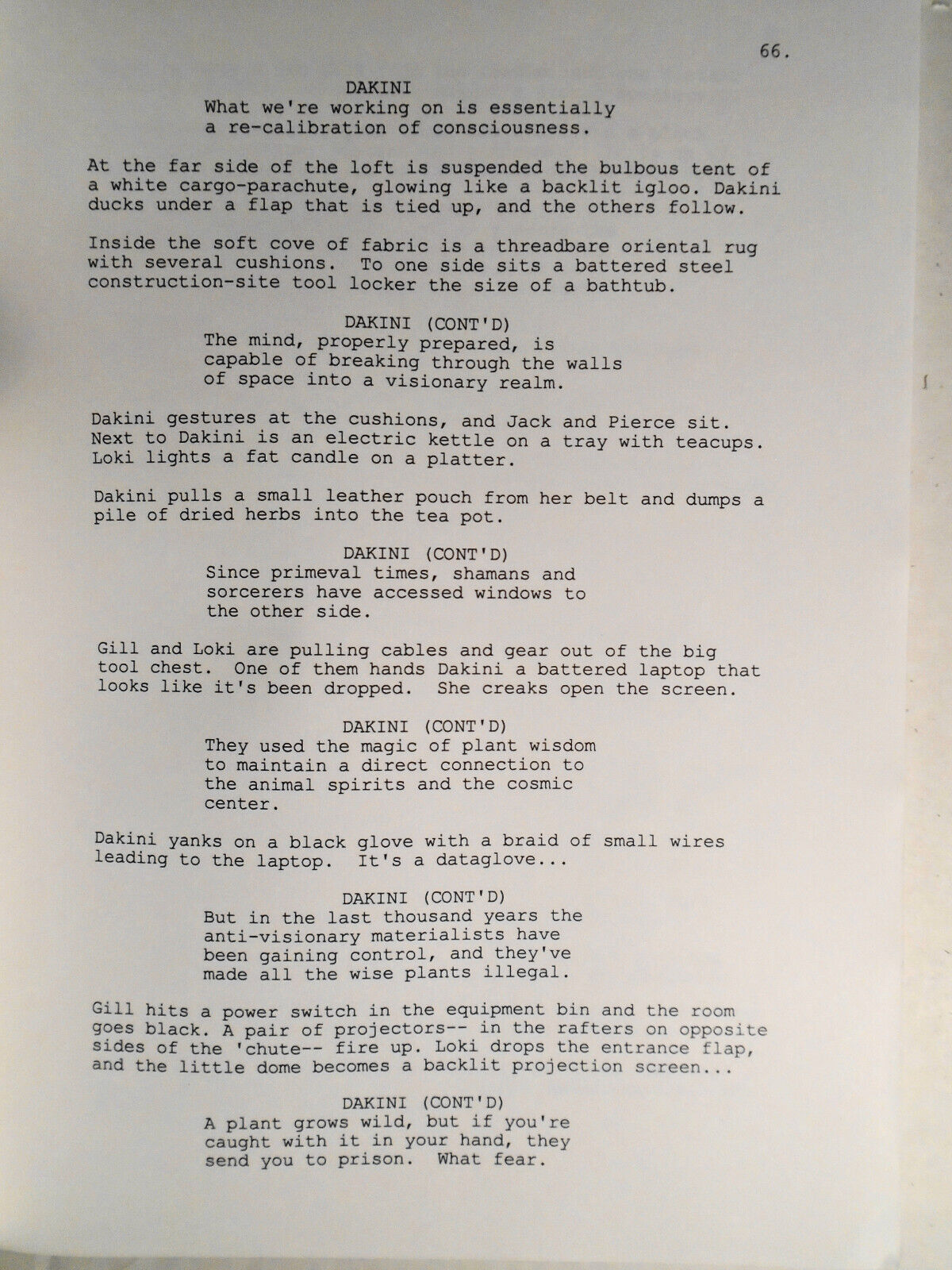The Within, by Nels Israelson, 2001. Original Screenplay. Revised First Draft