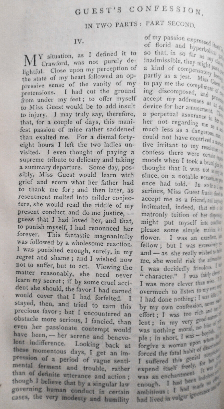 2 issues, Atlantic Monthly 1872 (Oct & Nov) with Henry James: Guest's Confession