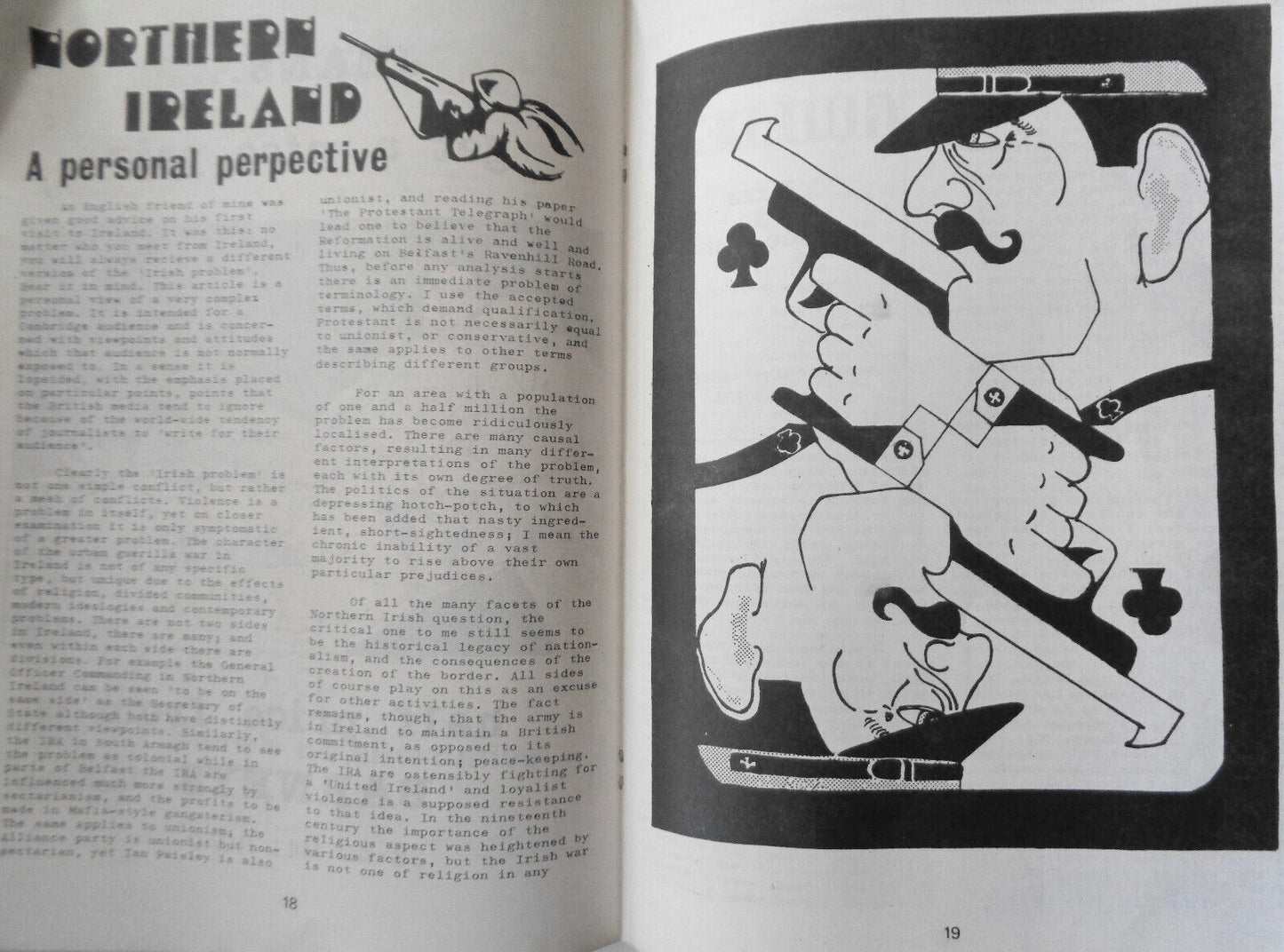 Alternatives - Premiere issue, 1976 - Cambridge University student publication